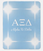 Alpha Xi Delta XL 60x80 Sherpa Throw Blanket - Flashing Lights | AXiD