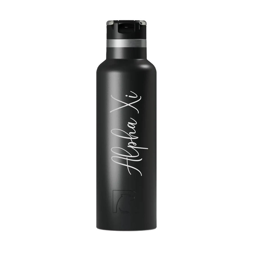 Alpha Xi Delta RTIC 20 oz Journey Ceramic Lined Water Bottle - Script