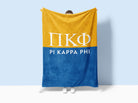 Pi Kappa Phi XL 60x80 Sherpa Blanket - Color Block