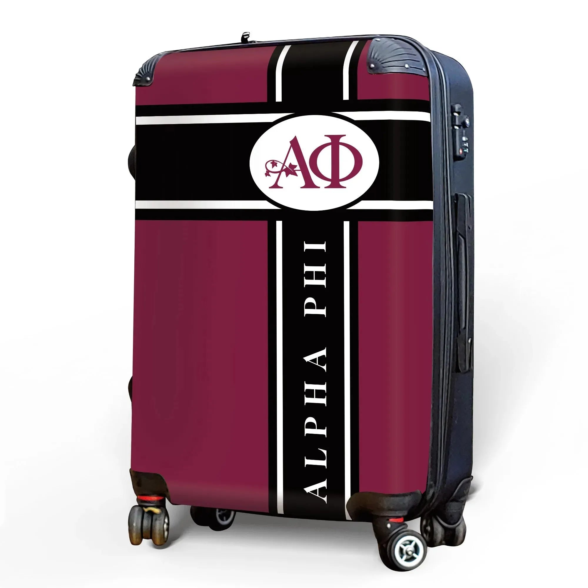 Alpha Phi Carry-on Suitcase -Stripe Suitcases