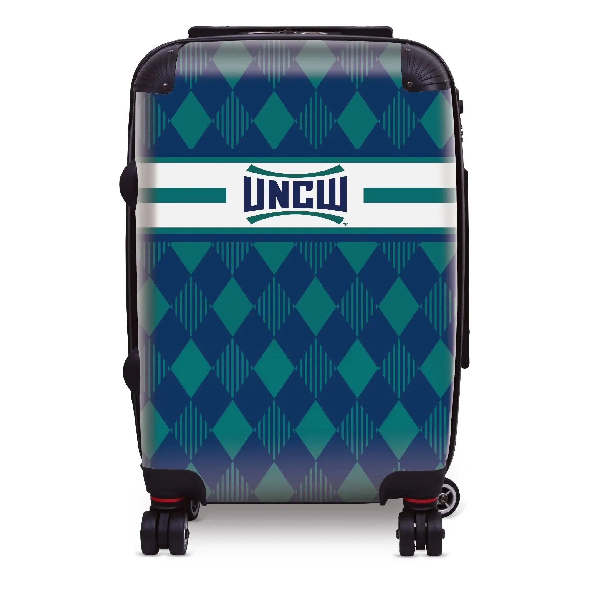 UNC Wilmington Carry-on Suitcase - Argyle | UNCW Suitcases
