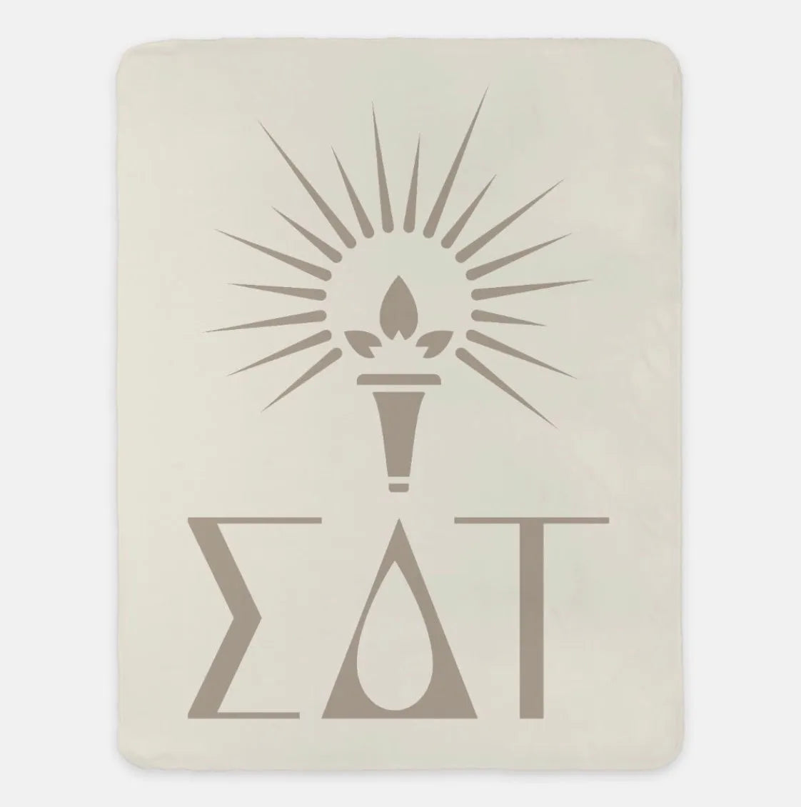 Sigma Delta Tau Blanket 60"x80" | Sig Delt Dorm Decor | Custom Gifts