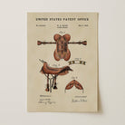 Horse Riding Saddle US Patent Art Print | Equestrian Wall Art | Dorm