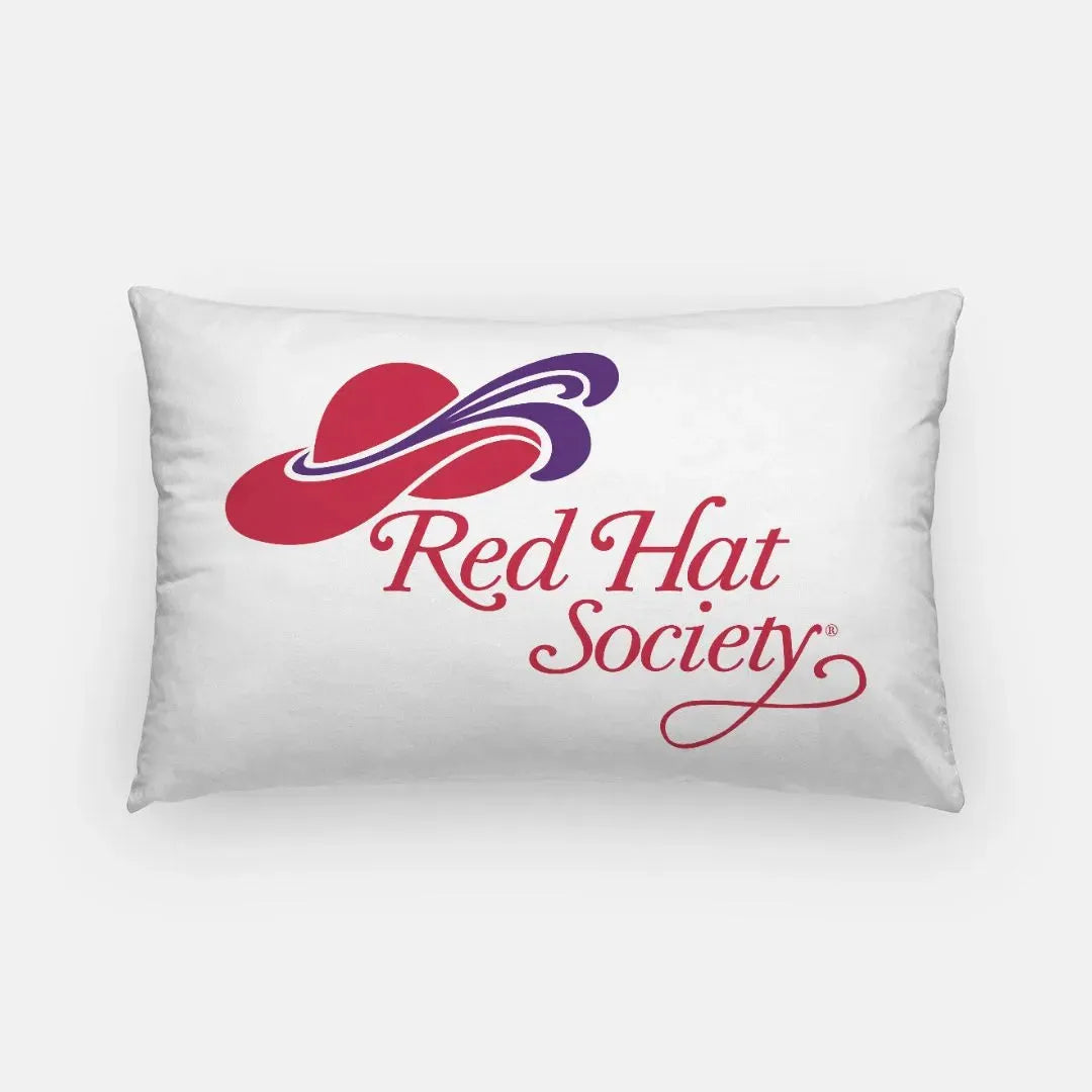 Red Hat Society Traditional Lumbar Pillow Cover Pillow Covers