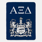 Alpha Xi Delta XL 60x80 Sherpa Throw Blanket - Crest | AXiD Gifts & Decor