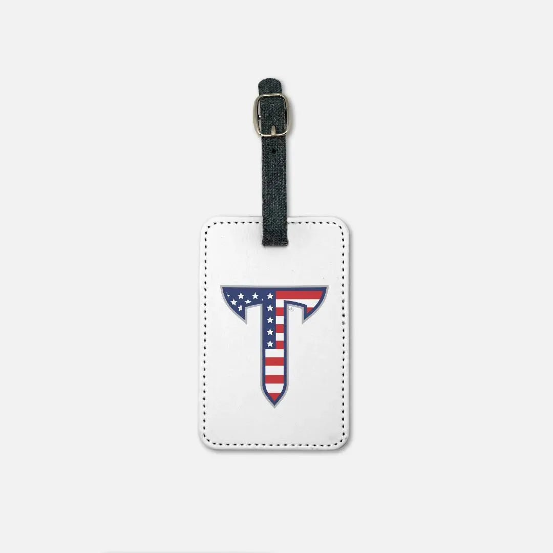 Troy Luggage Tag - American Flag T (Set of 2) Luggage Tags