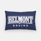 Belmont Bruins Blue Lumbar Pillow Cover | Custom Gifts & Decor