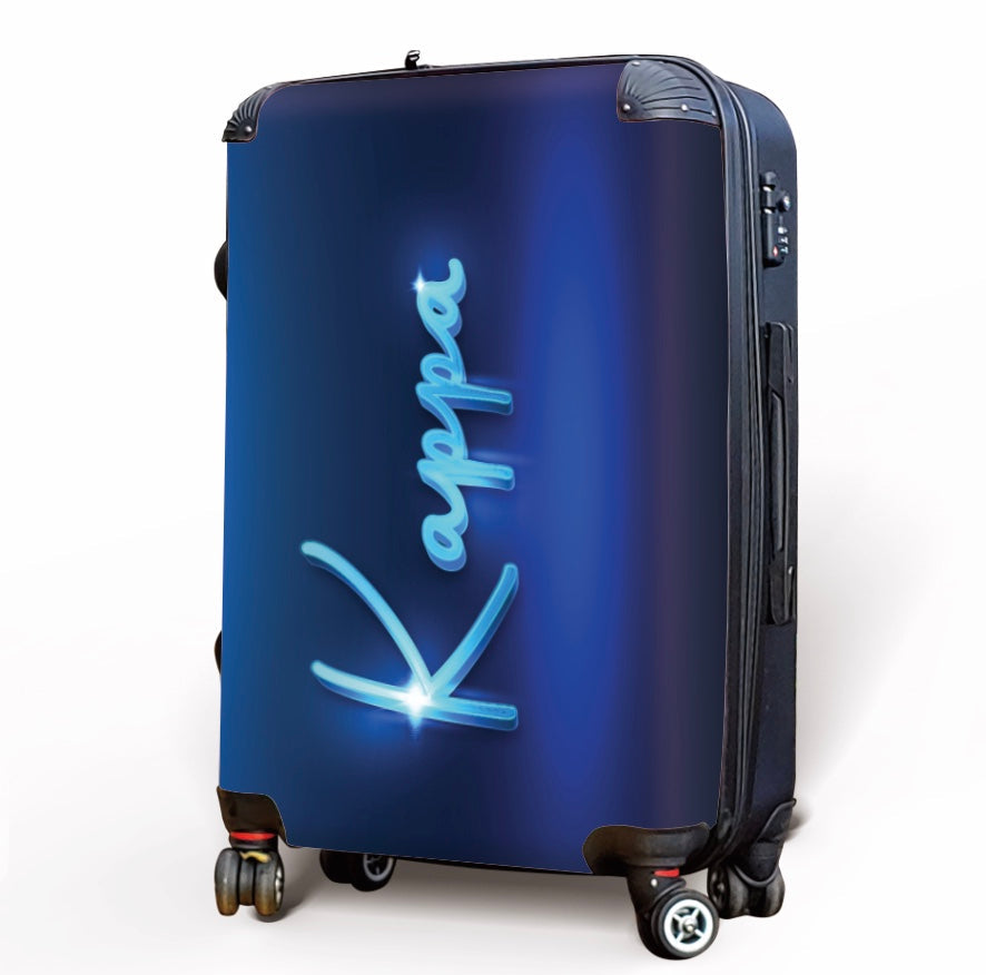 Kappa Kappa Gamma 20" Carry-on Suitcase Luggage - Neon | Custom Gifts