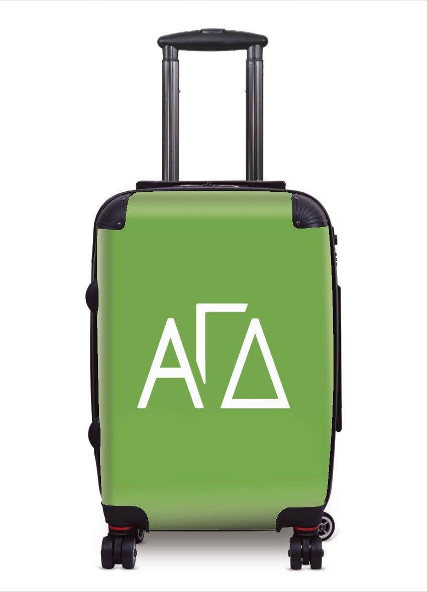 Alpha Gam 20" Carry-on Suitcase Luggage -Greek Letters | Travel Gifts