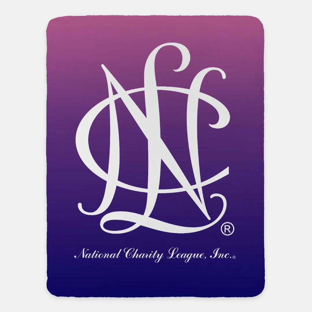 National Charity League Gradient XL 60x80 Sherpa Blanket | NCL