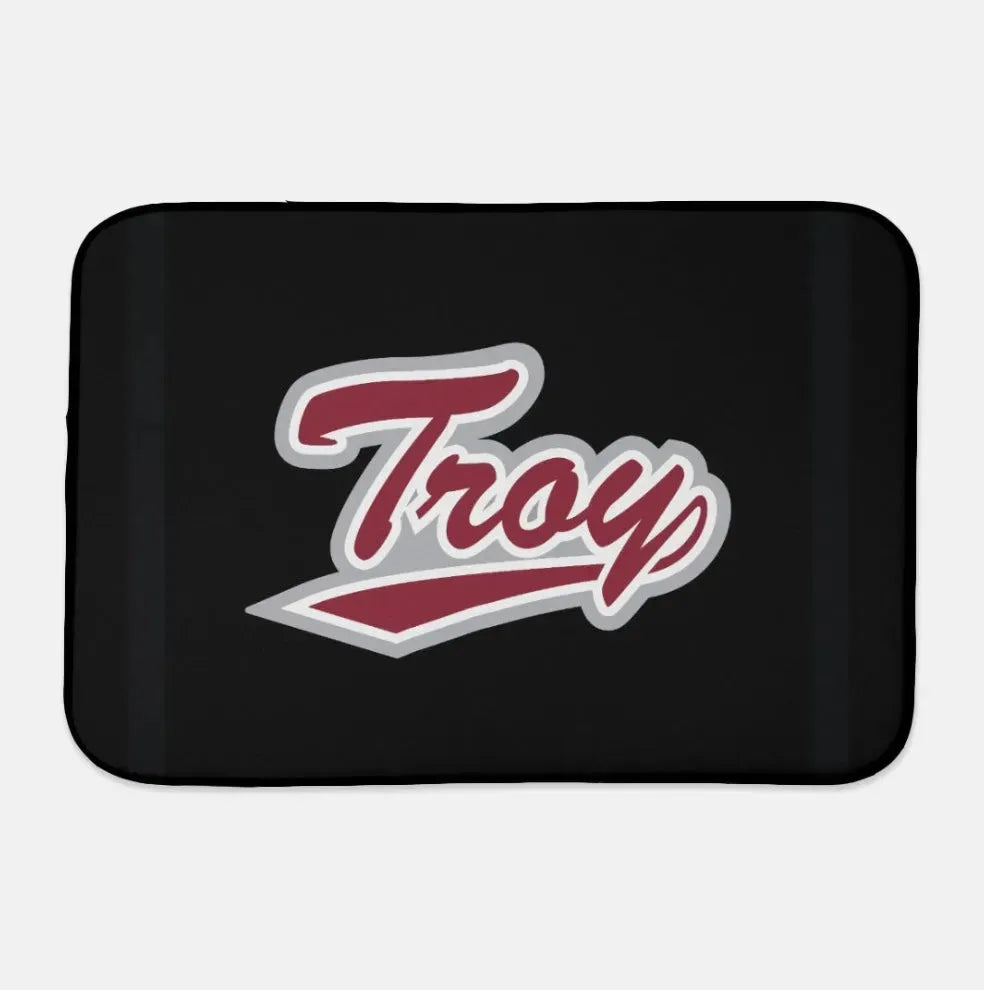 Troy University Dish Drying Mat Black Dish Mat