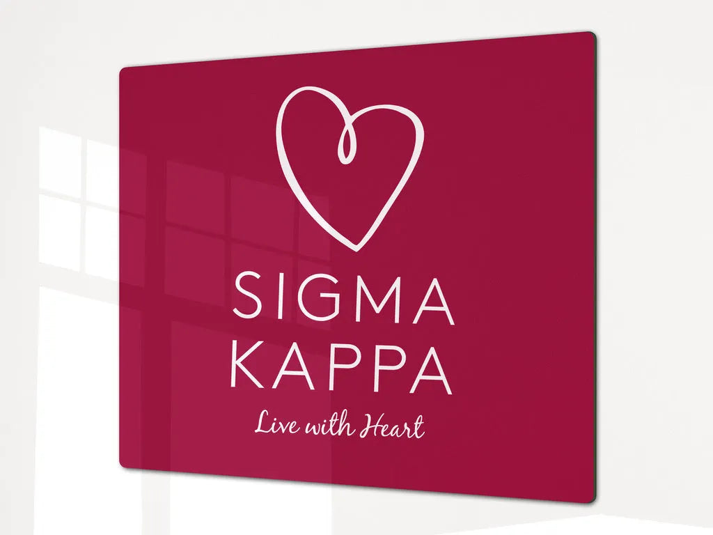 Sigma Kappa XL Charcuterie Board Party Tray - Maroon | Sig Kap