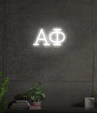 Alpha Phi LED Greek Letters Neon Light | Dorm Decor | Wall Sign