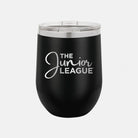 Junior League Script Engraved Wine Tumbler w/ Sliding Lid
