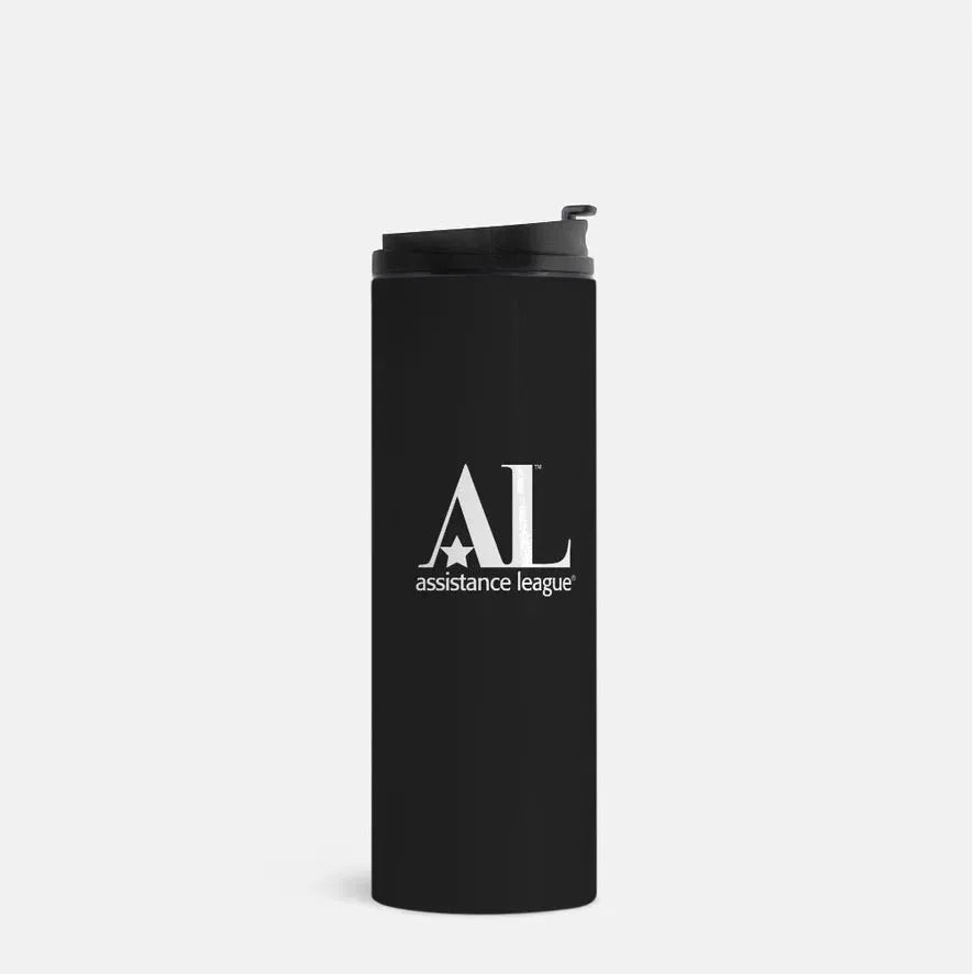 Assistance League Traditional Thermal Tumbler - 16 oz. Black Drinkware