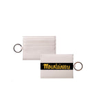 Mountaineers Vegan Saffiano Leather Keychain Card Holder