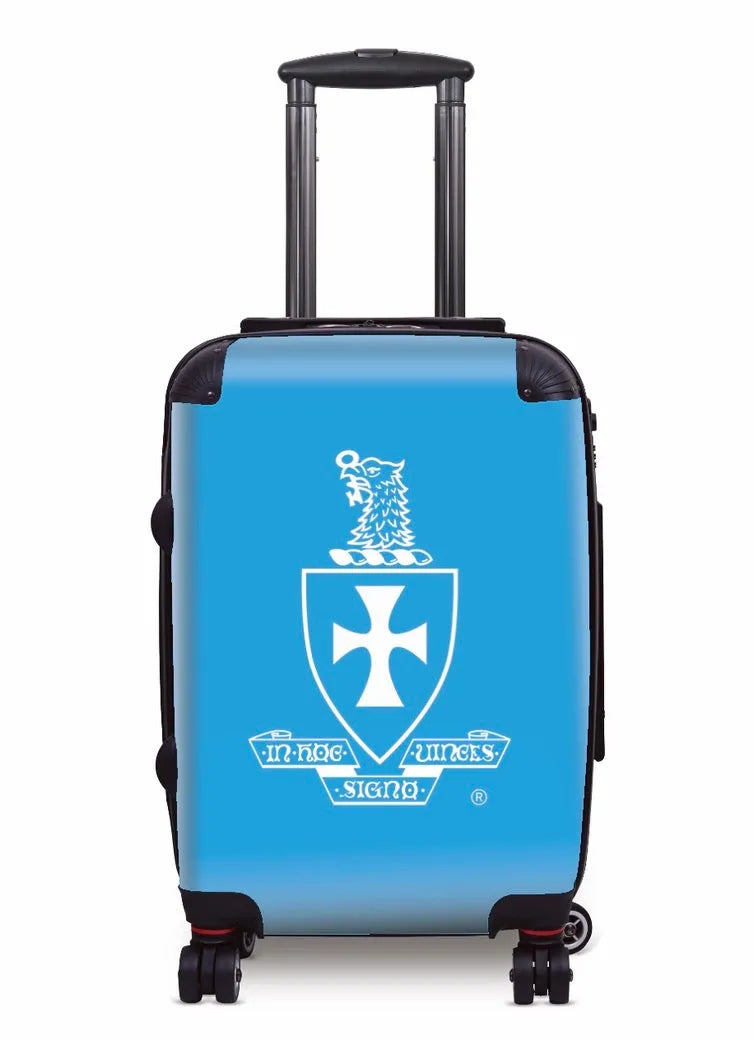 Sigma Chi Carry-On Suitcase - Coat of Arms Blue Suitcases