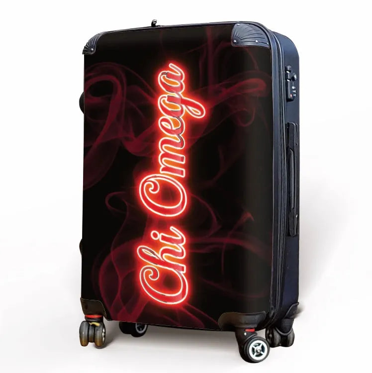 Chi Omega Carry-on Suitcase - Neon Suitcases