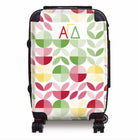 Alpha Gamma Delta 20" Carry-on Suitcase Luggage Geo Petals | Alpha Gam