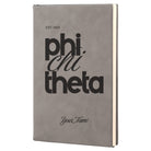 Phi Chi Theta Personalized Leatherette Notebook Journal