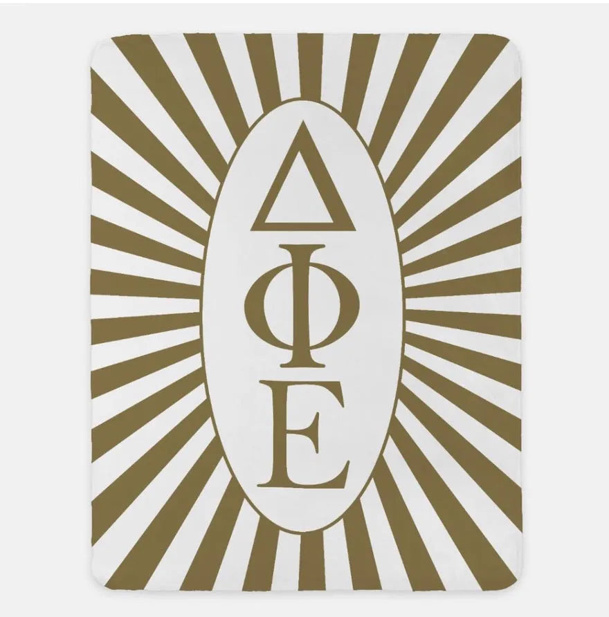 Delta Phi Epsilon Blanket - Starburst 60"x80" | DPHIE Gifts and Decor