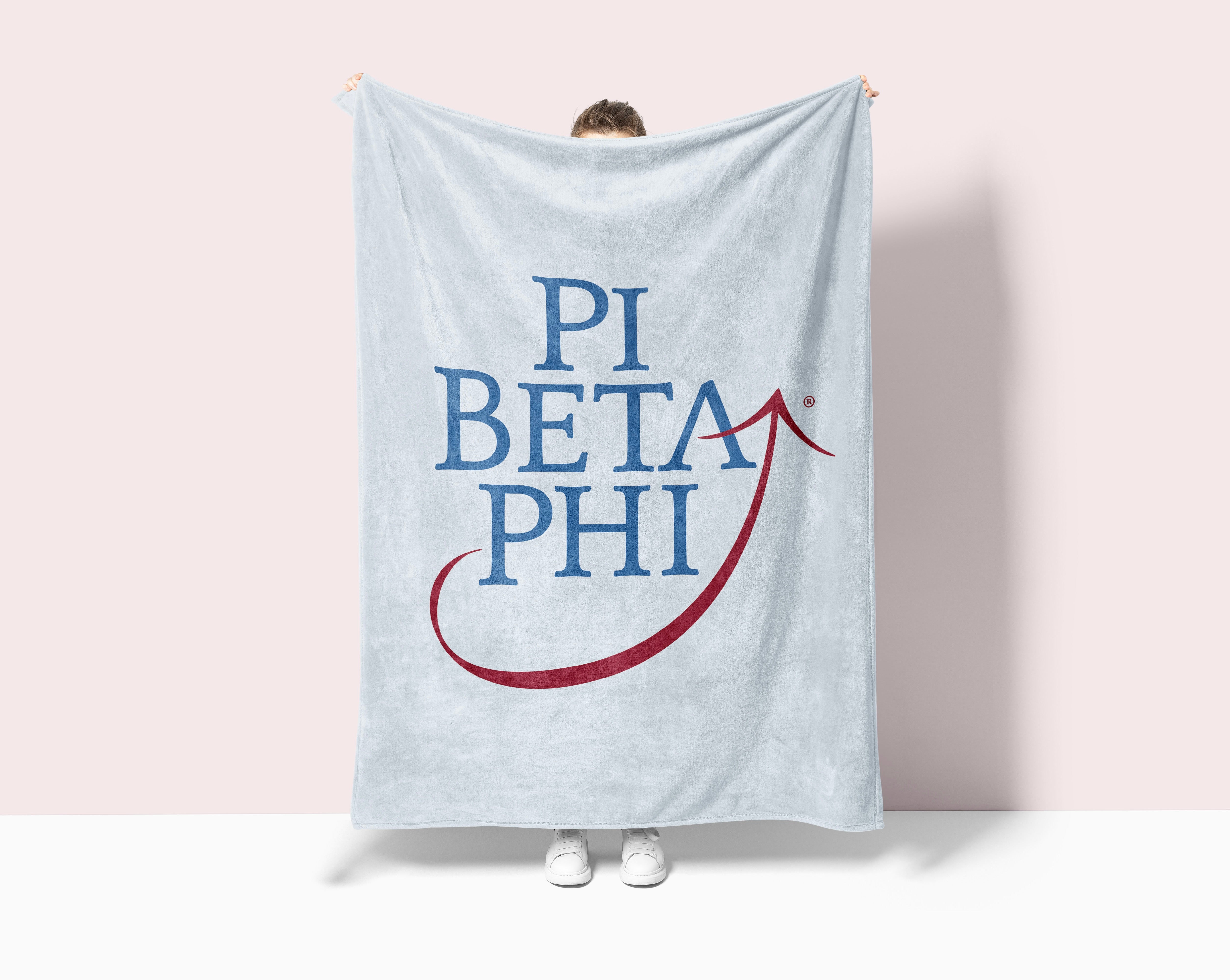 Pi Beta Phi Traditional Sherpa Blanket | Official Pi Phi Gifts & Decor