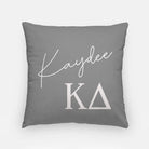 Kaydee 18" Throw Pillow Cover | Custom Kappa Delta Gifts & Dorm Decor | Campus Greek Fit