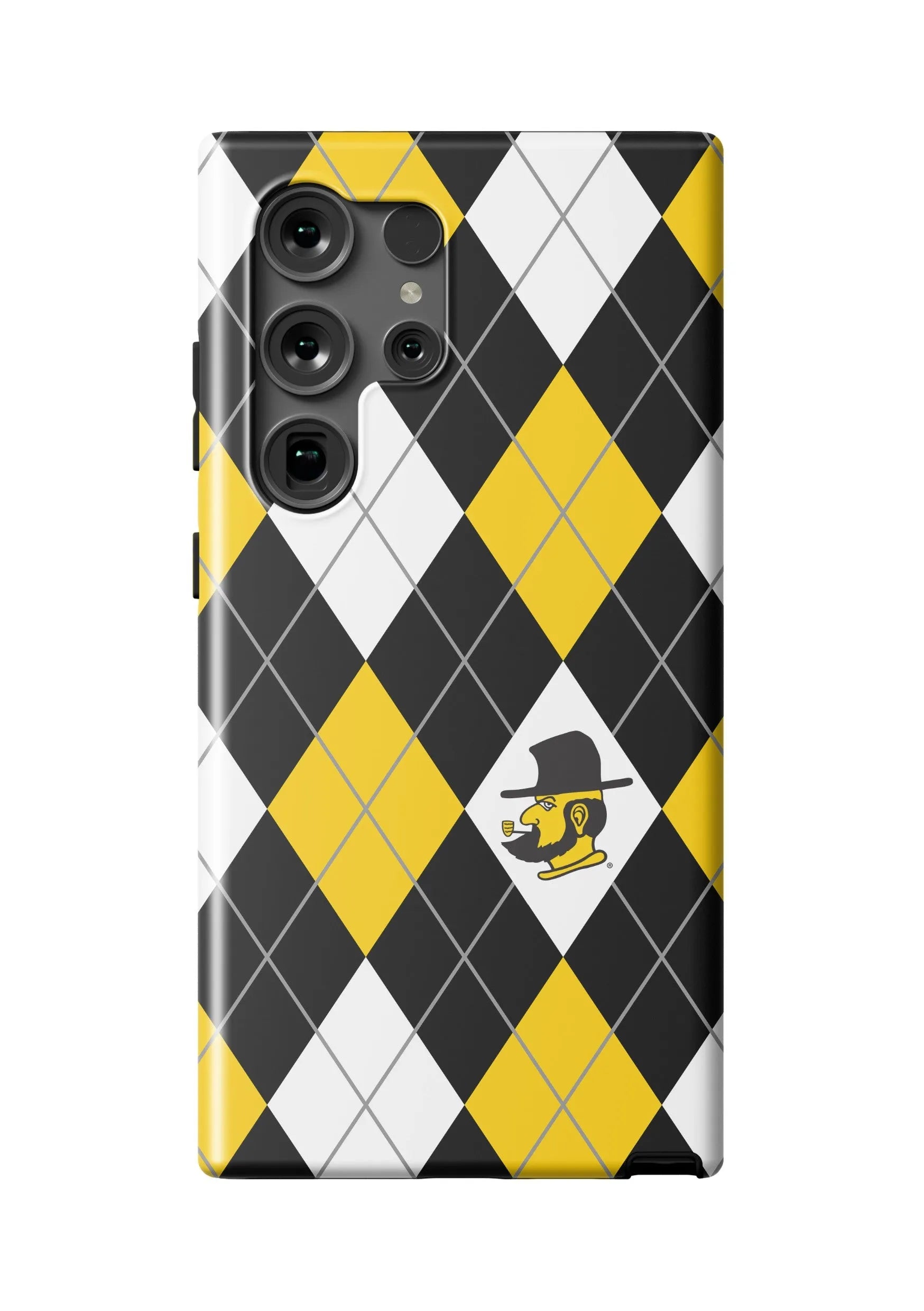 APP STATE Samsung Galaxy 25, 24, 23 Mobile Phone Case - Argyle Matte Mobile Phone Cases