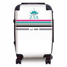 Zeta Tau Alpha Carry-on Luggage - Preppy Stripes Suitcases