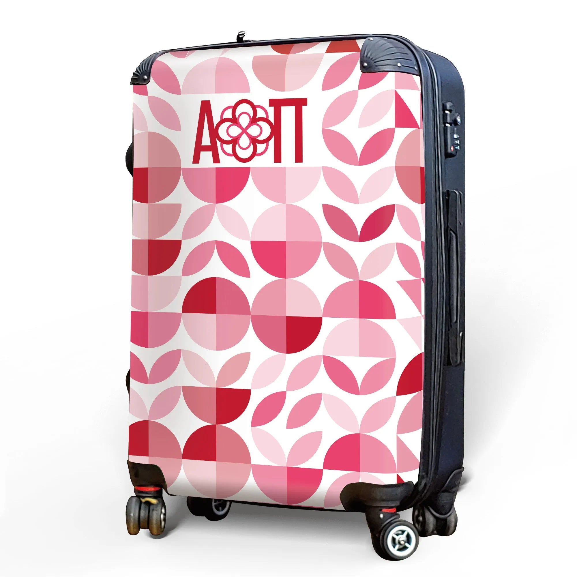 Alpha Omicron Pi 20" Carry-on Suitcase Luggage Geo Petals | Gifts