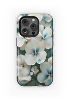 Zeta Tau Alpha iPhone 15, 14, 13 Mobile Phone Case - White Violets