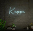 Kappa LED Script Neon Sign | Dorm Decor | Wall Art | Party Sign Gifts