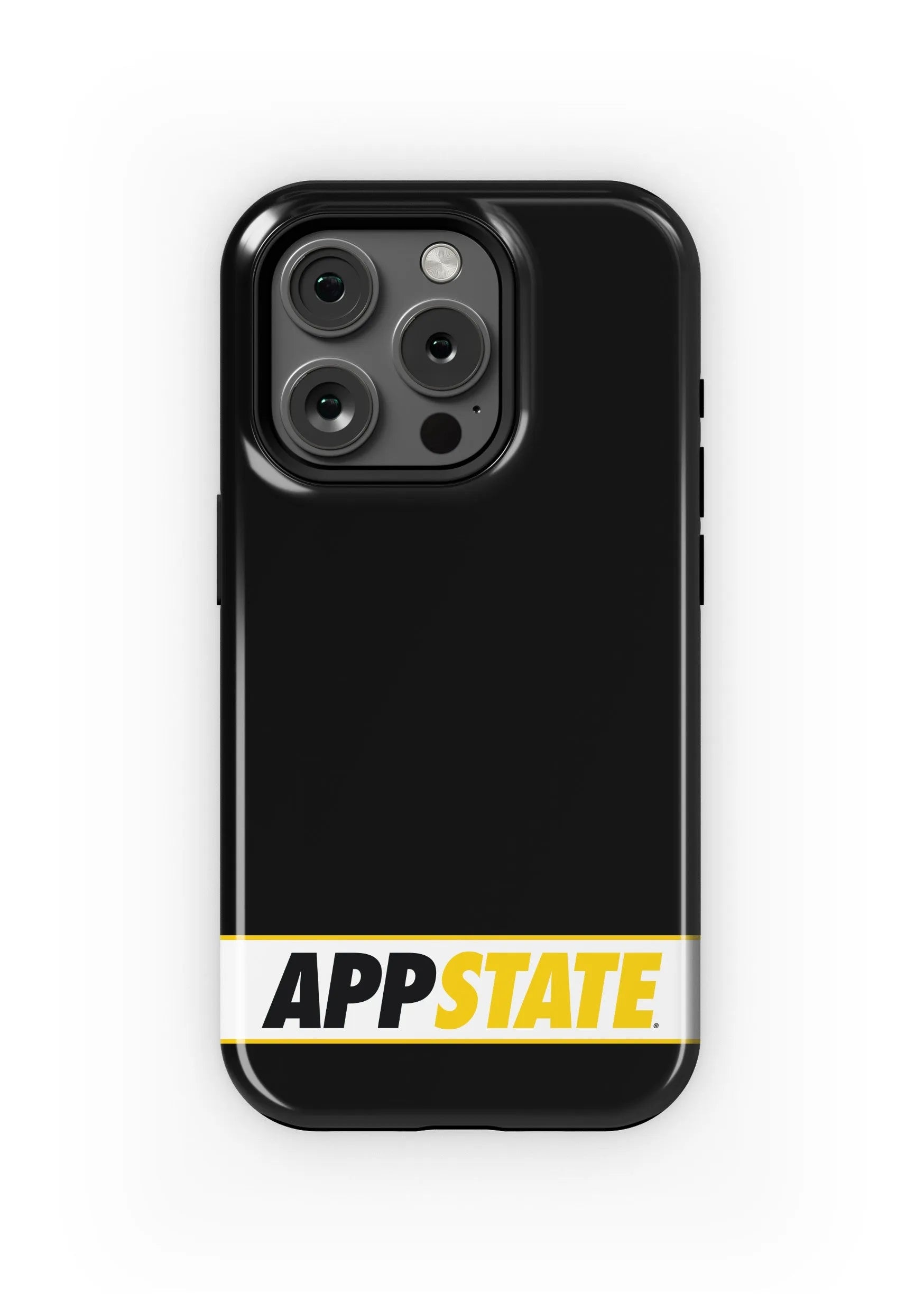 Appalachian State University iPhone 16, 15, 14, 13 Mobile Phone Case - Black Gloss Mobile Phone Cases