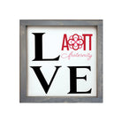 Alpha Omicron Pi Sign - LOVE - 12"x12" | Gift Shop | AOII Merchandise | Dorm Decor | Campus Greek Fit