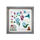 Alpha Phi 150th Anniversary Classic 12x12 Wood Framed Sign | APhi
