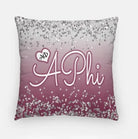APhi Glitter Throw Pillow Cover - 18" 