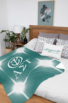 Alpha Sigma Tau Sherpa Blanket XL 60x80 Flashing Lights | Custom Gifts