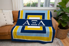 Alpha Xi Delta Blanket - Geometric 60"x80" | Custom Gifts and Decor | Festive Fit Home