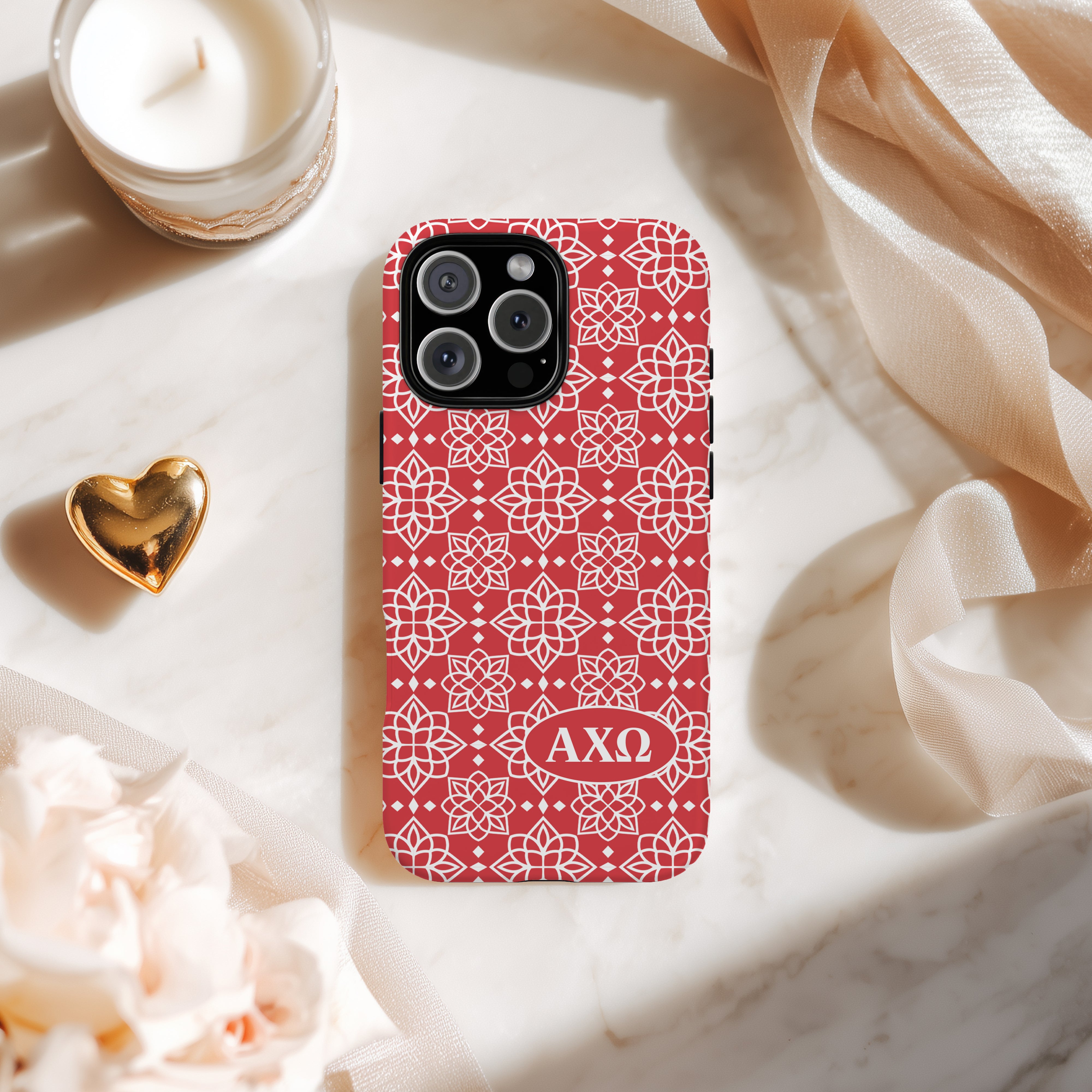 Alpha Chi Omega iPhone Mobile Phone Case - Ornate | | AXO Gifts
