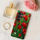Alpha Chi Omega Samsung Galaxy Mobile Phone Case - Bold Carnations