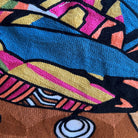 African Queen Embroidered Pillow Cover | Cultural Dorm Decor