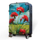 Alpha Chi Omega 20" Carry-on Suitcase Luggage Bold Carnations | AXO