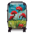 Alpha Chi Omega 20" Carry-on Suitcase Luggage Bold Carnations | AXO