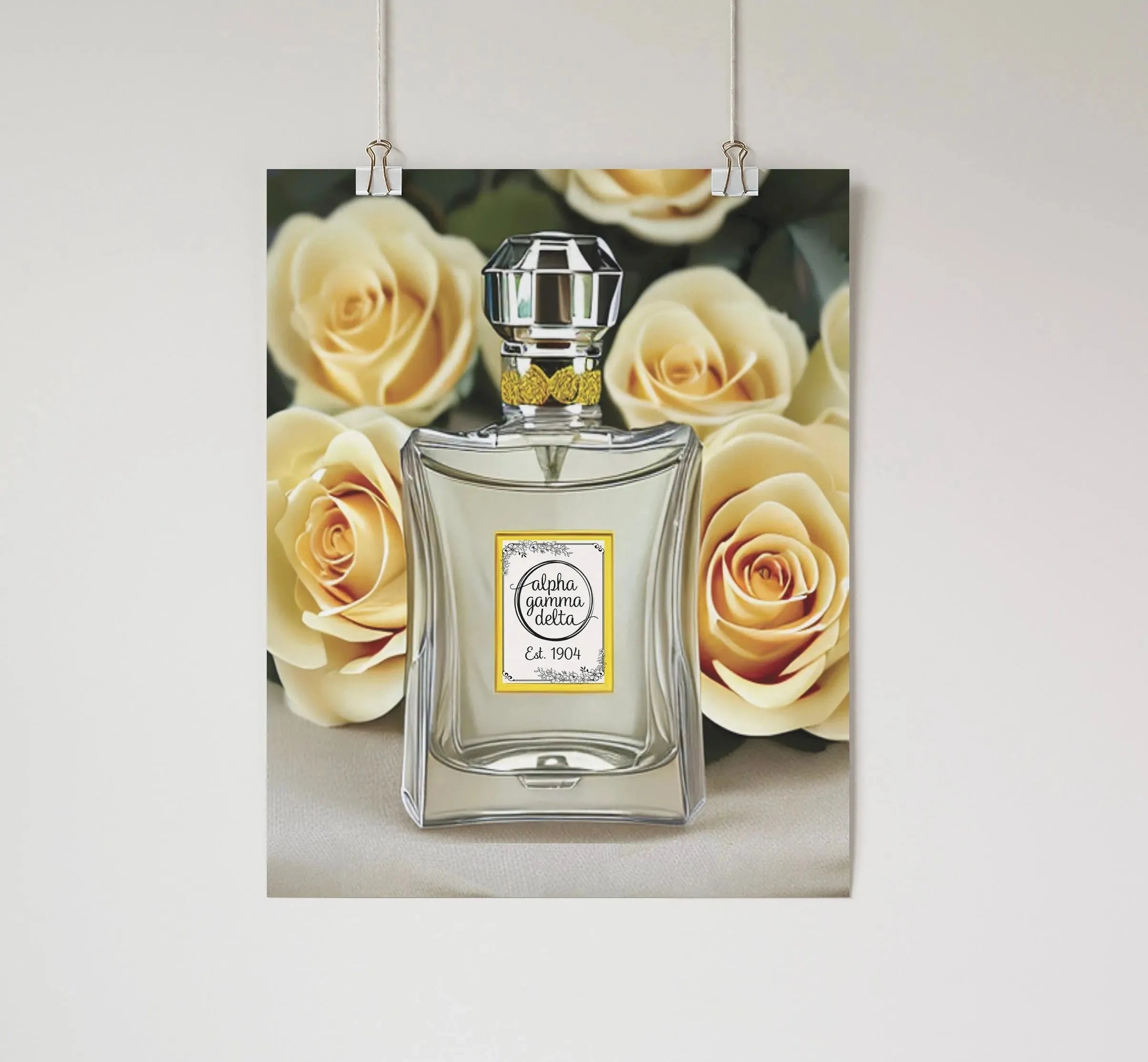 Alpha Gamma Delta 16x20 Poster - Perfume Bottle Wall Art & Signs