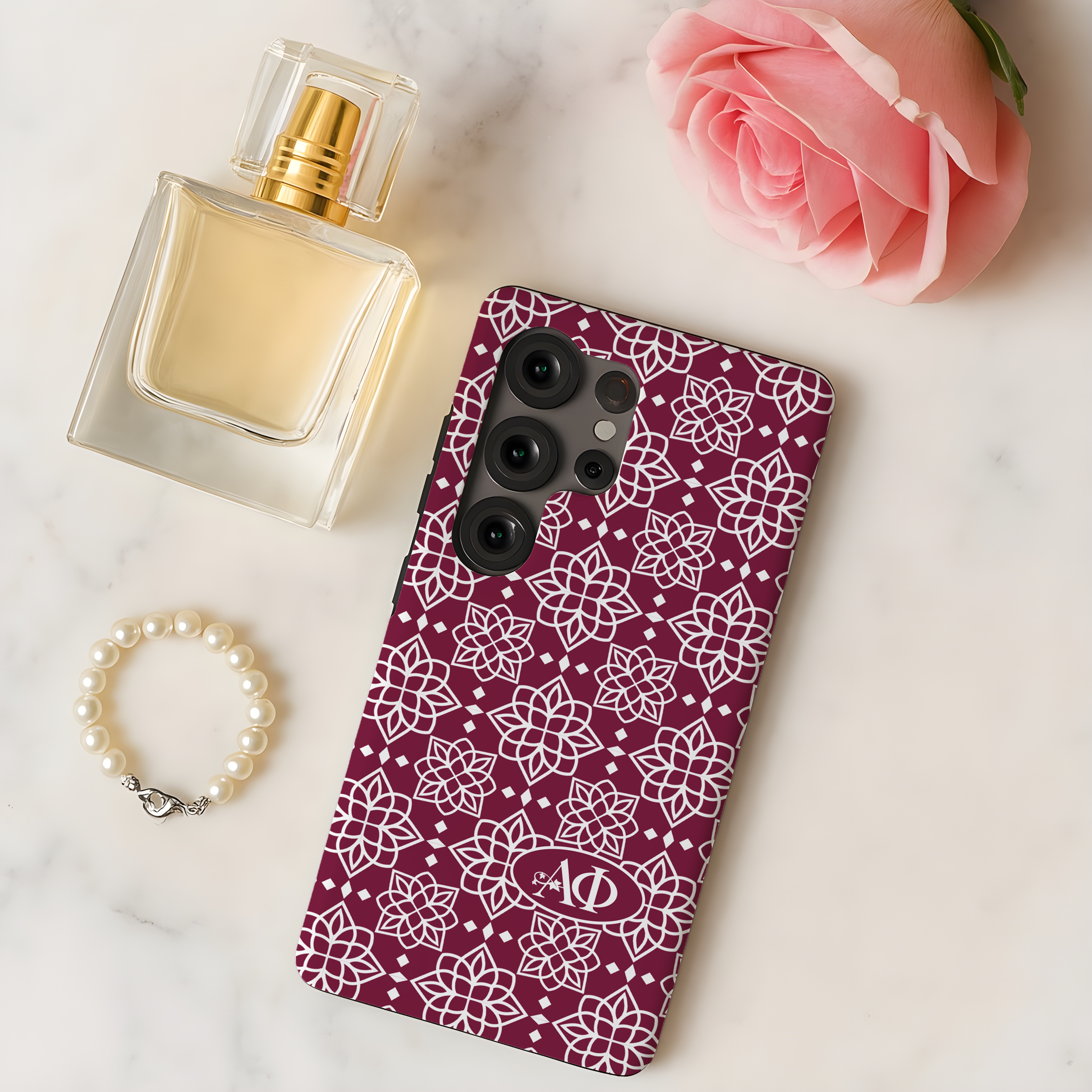 Alpha Phi Samsung Galaxy Mobile Phone Case - Ornate | APhi Gifts