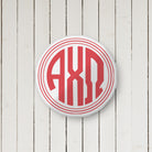 Alpha Chi Monogram Custom-Shape Throw Pillow