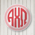 Alpha Chi Monogram Custom-Shape Throw Pillow