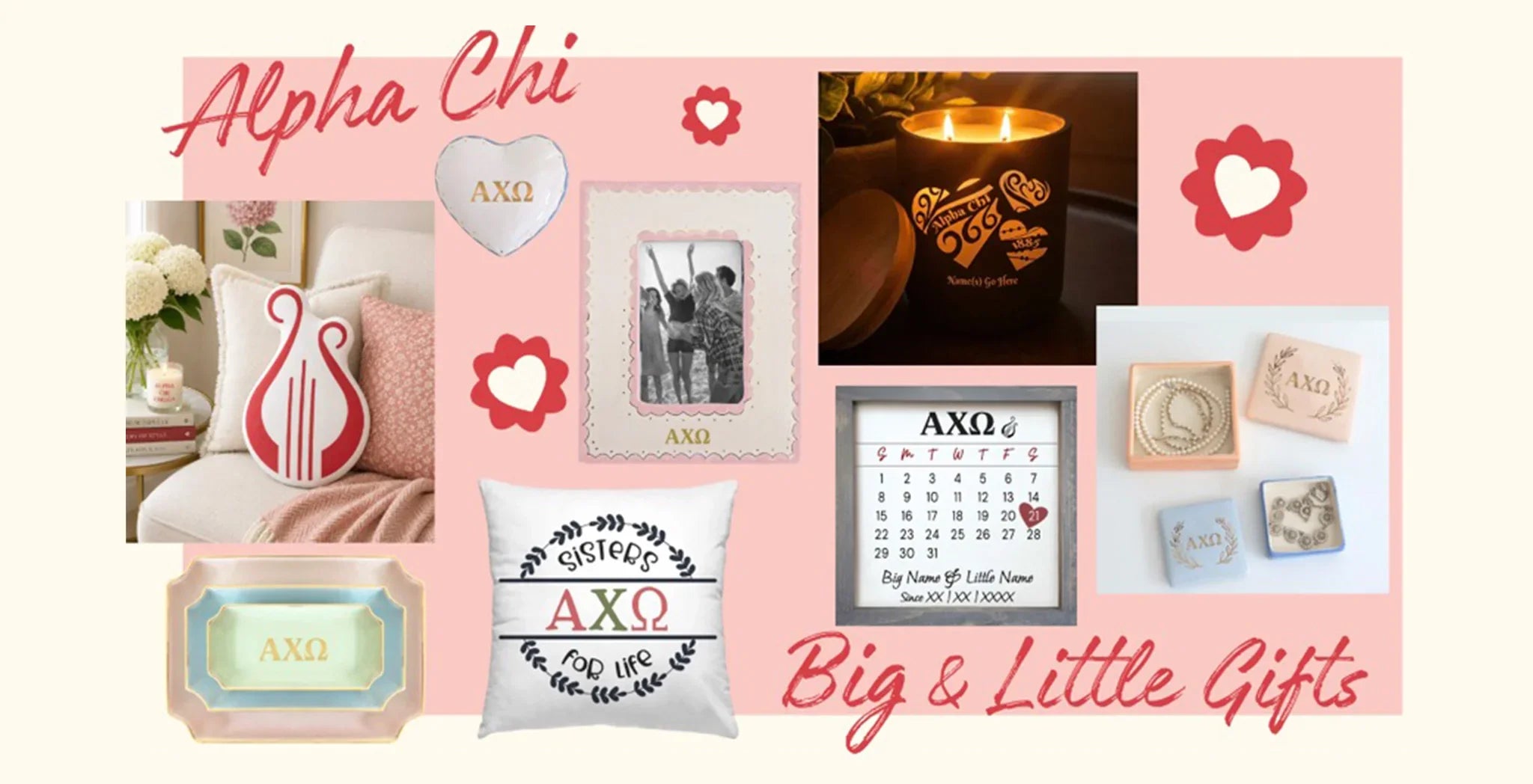 Alpha Chi Omega Blg Little Gifts | Campus Greek Fit