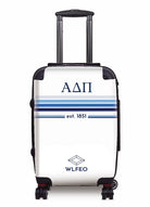 Alpha Delta Pi Carry-on Luggage - Preppy Stripes Suitcases