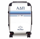Alpha Delta Pi Carry-on Luggage - Preppy Stripes Suitcases